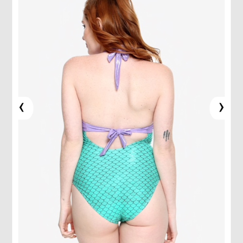 New Disney Ariel The Little Mermaid Swimsuit - Picture 3 of 6